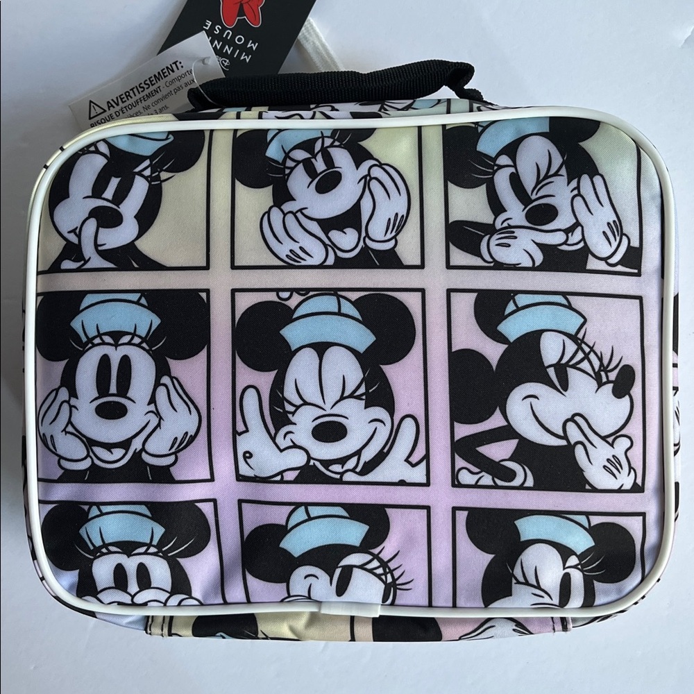 Disney Minnie Mouse Insulated Lunch Tote Cartoon Strip NWT - Picture 13 of 13